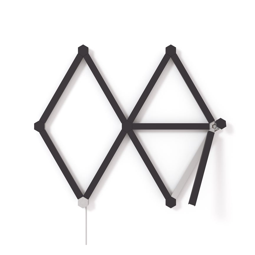 Nanoleaf - Sæt of skinne covers LINES 9 stk. sort mat