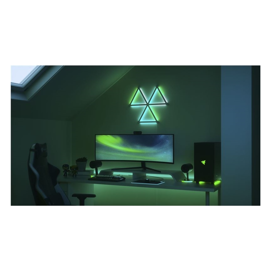 Nanoleaf - SÆT 9x LED RGBW Dæmpbar skinne LINES LED/2W/230V 1200-6000K Wi-Fi