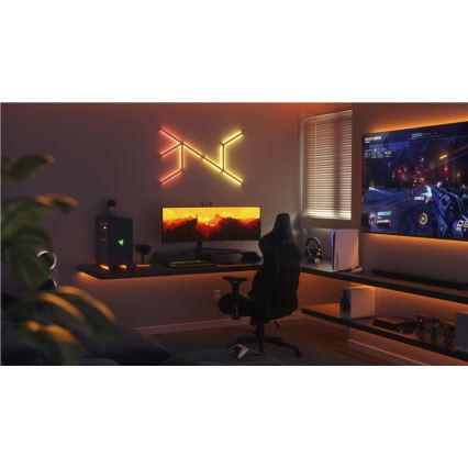 Nanoleaf - SÆT 9x LED RGBW Dæmpbar skinne LINES LED/2W/230V 1200-6000K Wi-Fi