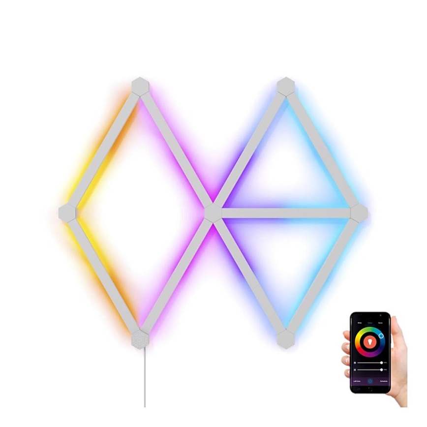 Nanoleaf - SÆT 9x LED RGBW Dæmpbar skinne LINES LED/2W/230V 1200-6000K Wi-Fi