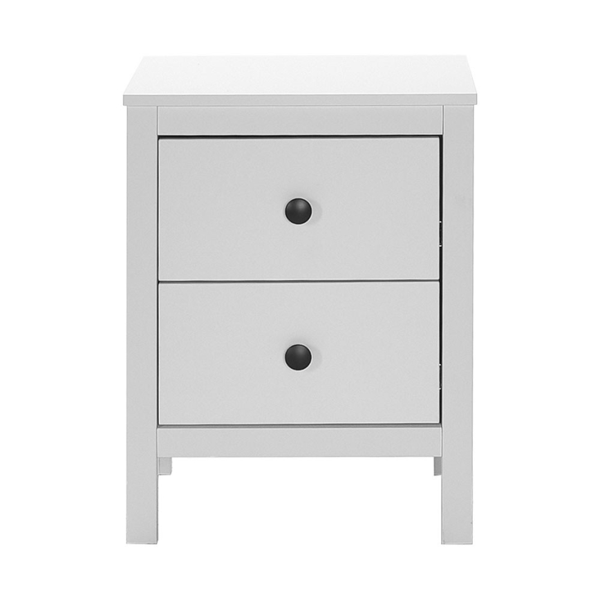 Natbord 61x46 cm hvid