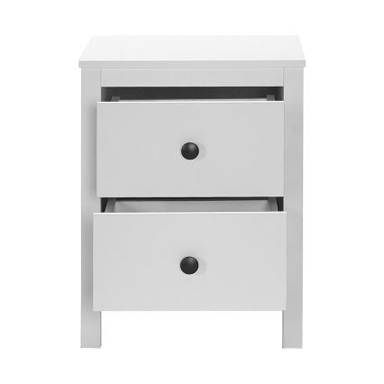 Natbord 61x46 cm hvid