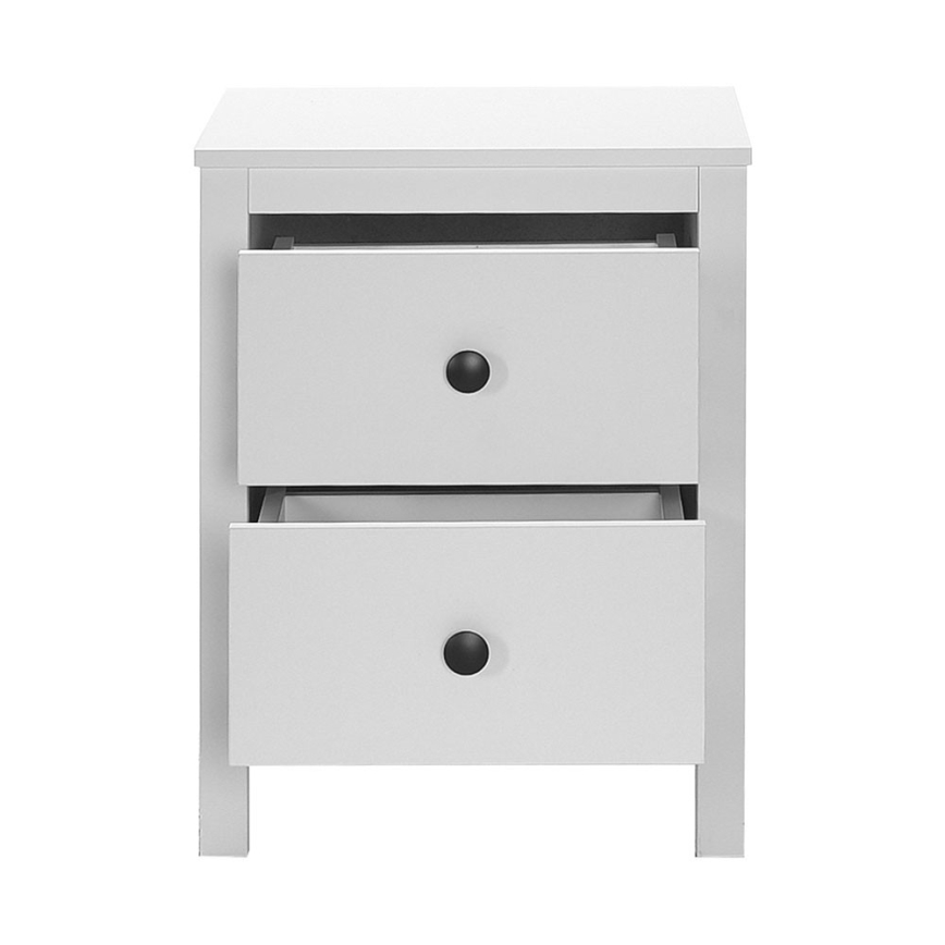 Natbord 61x46 cm hvid