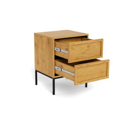 Natbord ALIN 46 x 40 cm, lysebrun