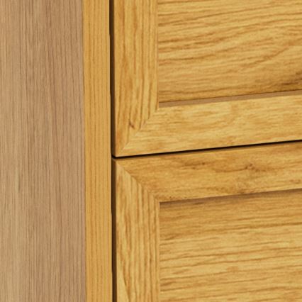 Natbord ALIN 46 x 40 cm, lysebrun