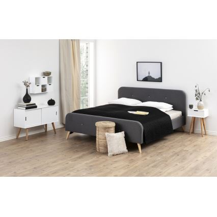 Natbord CARLY eg/hvid