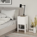 Natbord EMA 55x30 cm hvid