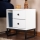 Natbord GLIMMER 50x45,2 cm hvid/sort