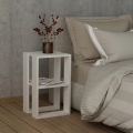 Natbord LONIE 55x30 hvid