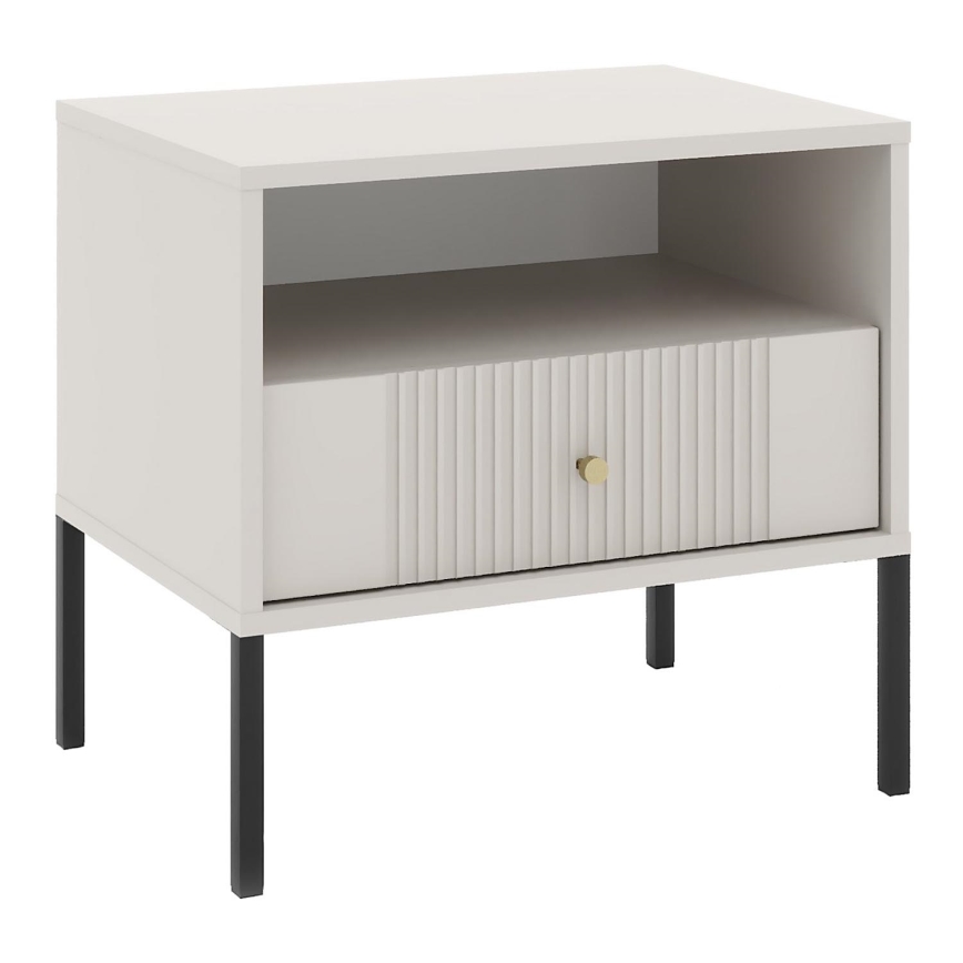 Natbord LUE beige/sort