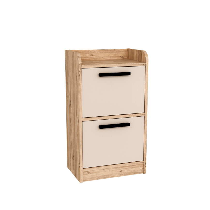 Natbord LUSES 79,4x45 cm fyrretræ atlantic/beige