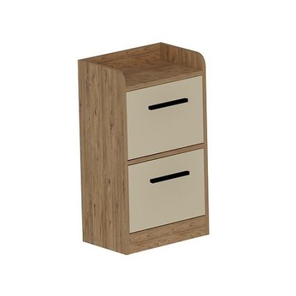 Natbord LUSES 79,4x45 cm fyrretræ atlantic/beige