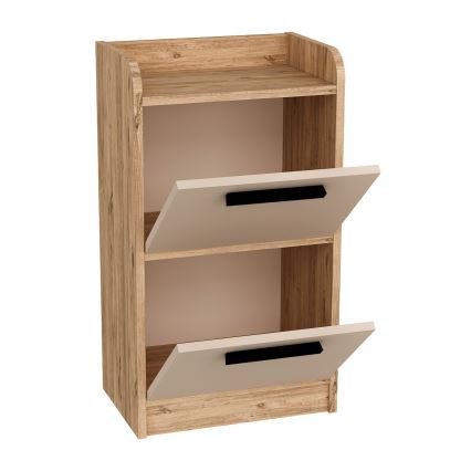 Natbord LUSES 79,4x45 cm fyrretræ atlantic/beige