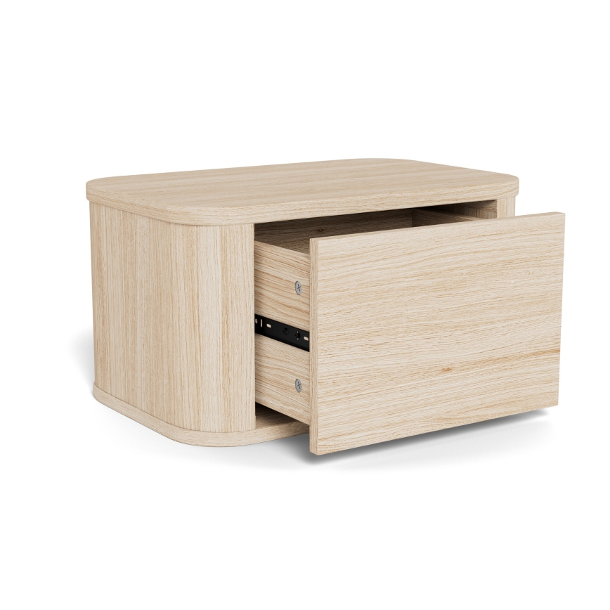 Natbord MADERA 46x30 cm hvid eg