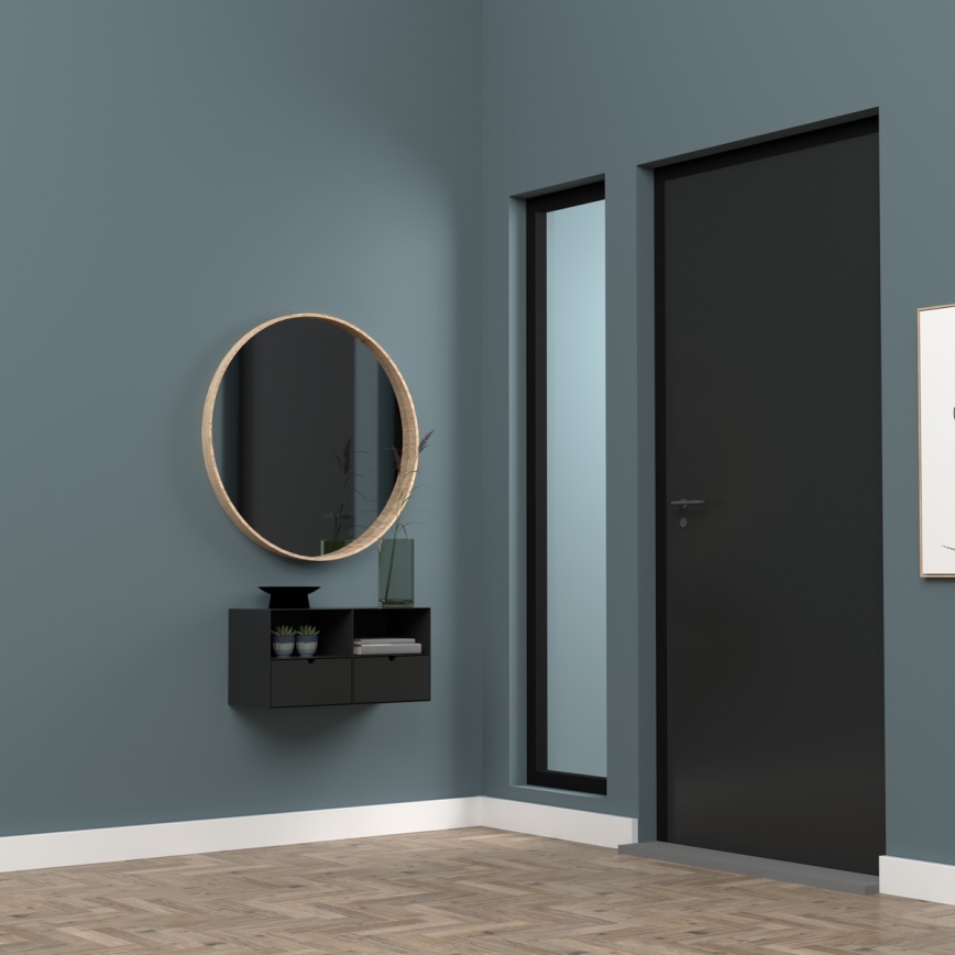 Natbord med mulighed for vægmontering BEKIM, sort