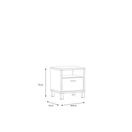 Natbord OREN brun/sort