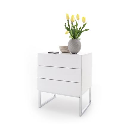 Natbord ROCKY XL hvid