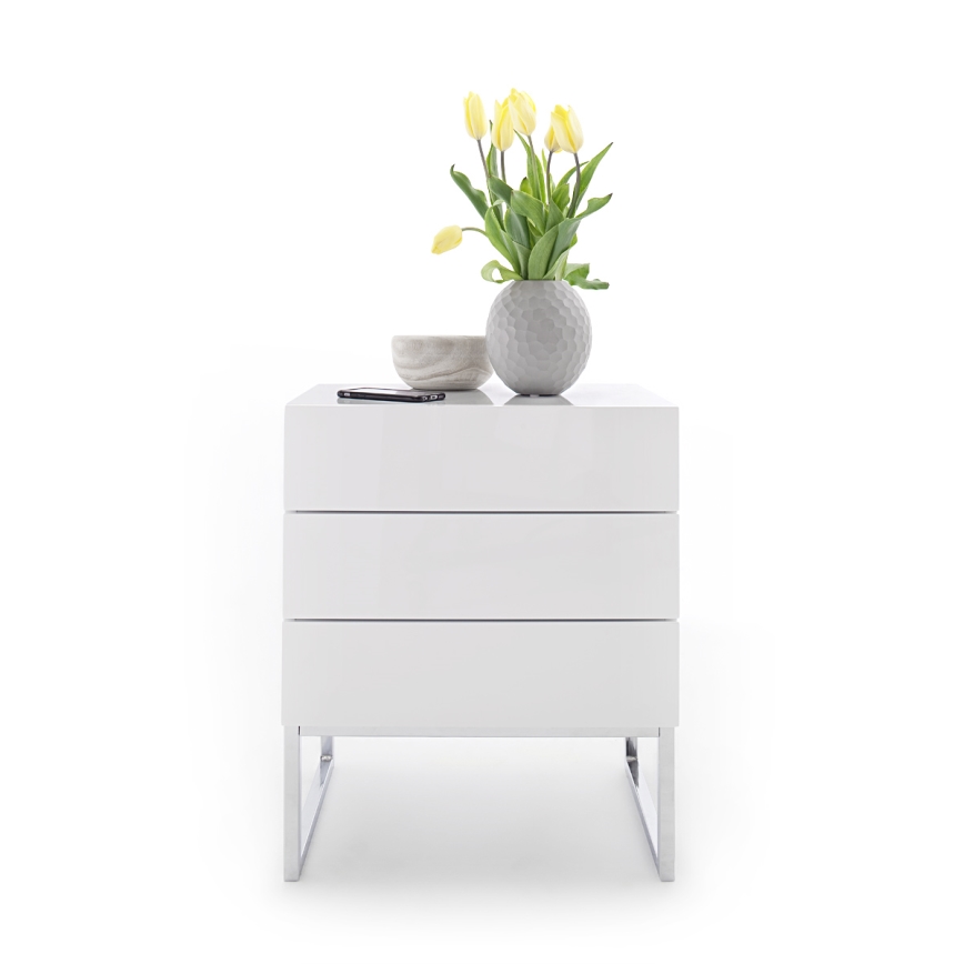 Natbord ROCKY XL hvid