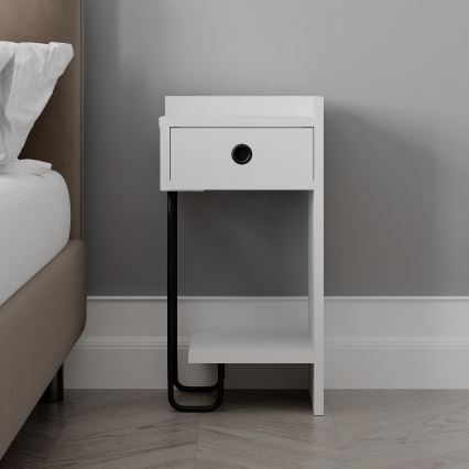 Natbord SONY hvid