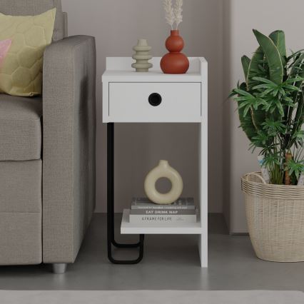 Natbord SONY hvid