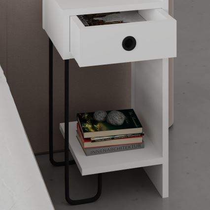 Natbord SONY hvid