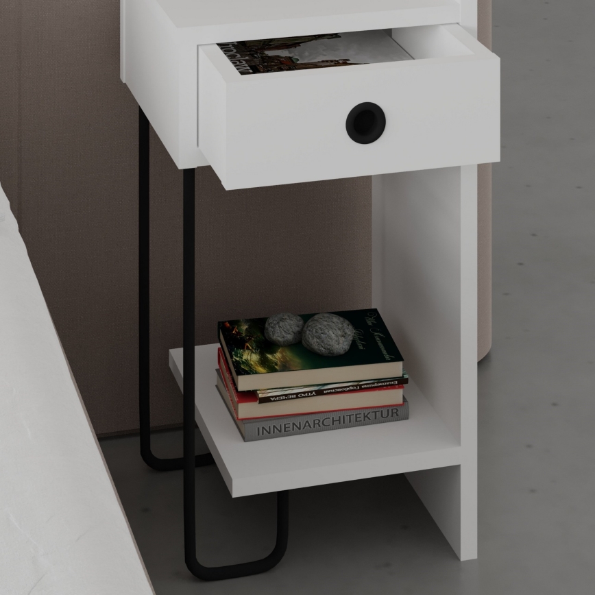 Natbord SONY hvid