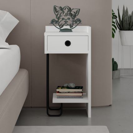 Natbord SONY hvid