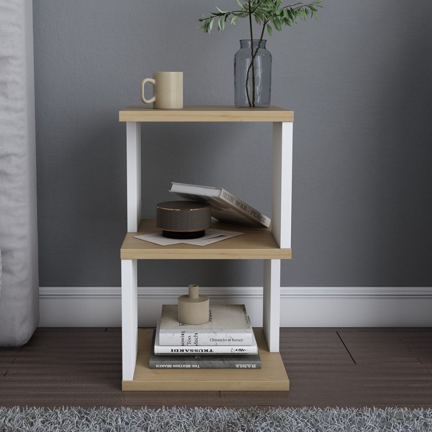 Natbord ZUNA eg/hvid