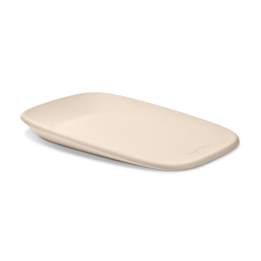 Nattou - Blebøtte og pusleunderlag SOFTY 50x70 cm beige