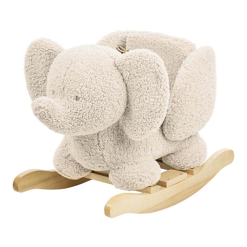 Nattou - Gyngehest TEDDY elefant beige
