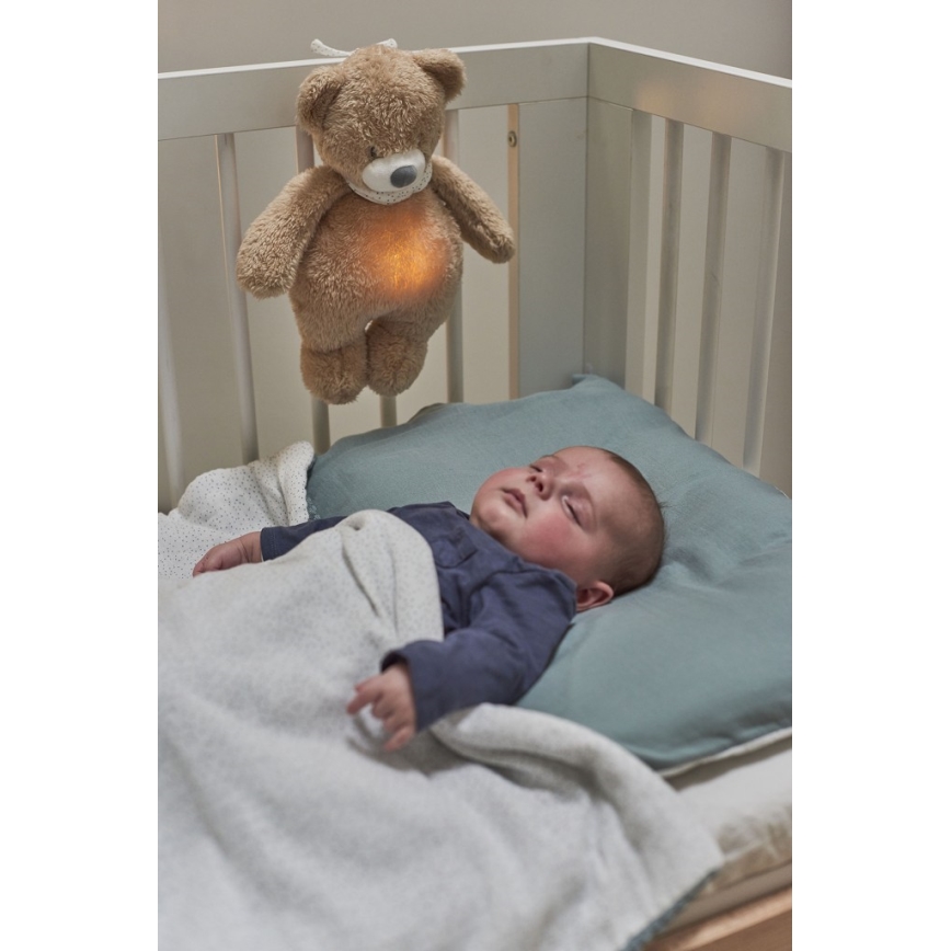 Nattou - Krammedyr med melodi og lys SLEEPY BEAR 04.01.2001 brun