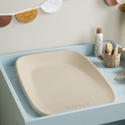 Nattou - Puslemåtte SOFTY 50x70 cm beige