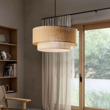 NATURA pendellampe 1xE27/40W/230V brun