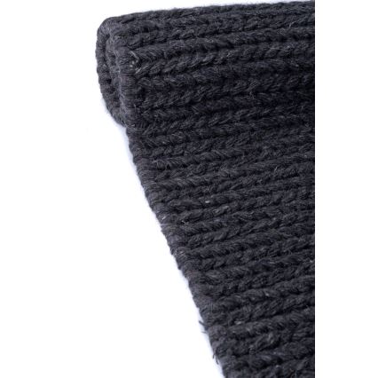 Naturligt tæppe FIR WOOL 120x170 cm 2600 g/m2 antracit