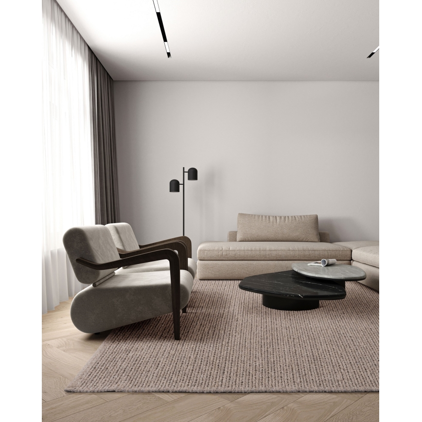 Naturligt tæppe FIR WOOL 120x170 cm 2600 g/m2 beige