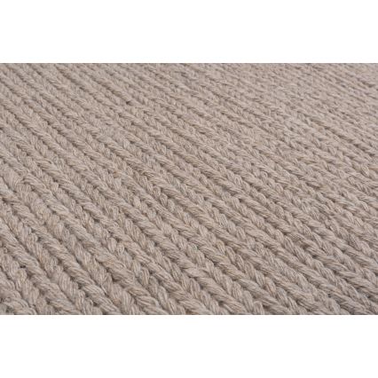 Naturligt tæppe FIR WOOL 120x170 cm 2600 g/m2 beige