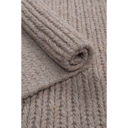 Naturligt tæppe FIR WOOL 120x170 cm 2600 g/m2 beige