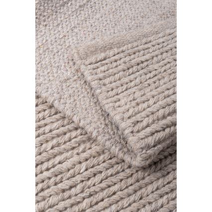 Naturligt tæppe FIR WOOL 120x170 cm 2600 g/m2 beige