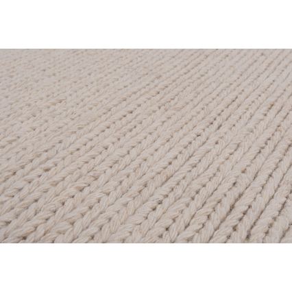 Naturligt tæppe FIR WOOL 120x170 cm 2600 g/m2 cremefarvet