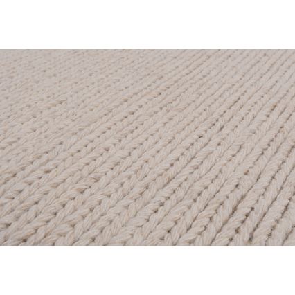 Naturligt tæppe FIR WOOL 160 x 230 cm 2600 g/m² cremefarvet