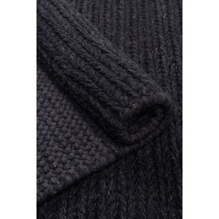 Naturligt tæppe FIR WOOL 160x230 cm 2600 g/m2 antracit