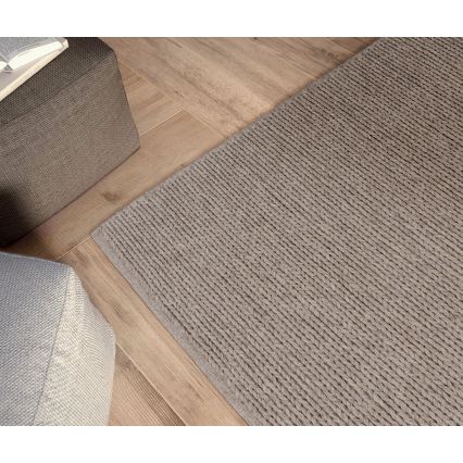 Naturligt tæppe FIR WOOL 160x230 cm 2600 g/m2 beige