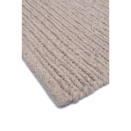 Naturligt tæppe FIR WOOL 160x230 cm 2600 g/m2 beige