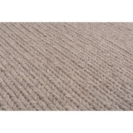 Naturligt tæppe FIR WOOL 200x300 cm 2600 g/m2 beige