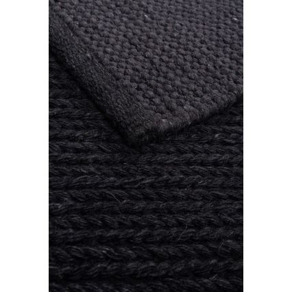 Naturligt tæppe FIR WOOL 70x140 cm 2600 g/m2 antracit