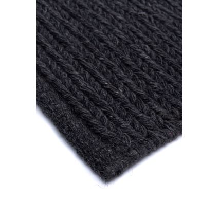 Naturligt tæppe FIR WOOL 70x140 cm 2600 g/m2 antracit