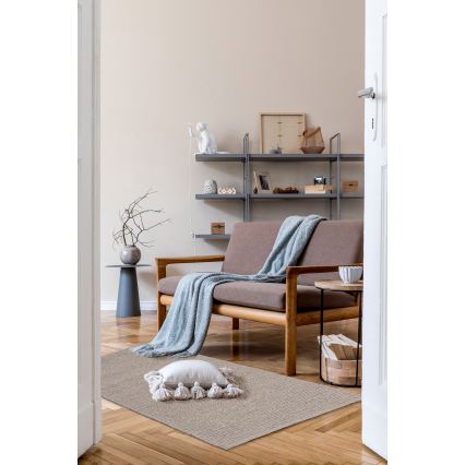 Naturligt tæppe FIR WOOL 70x140 cm 2600 g/m2 beige