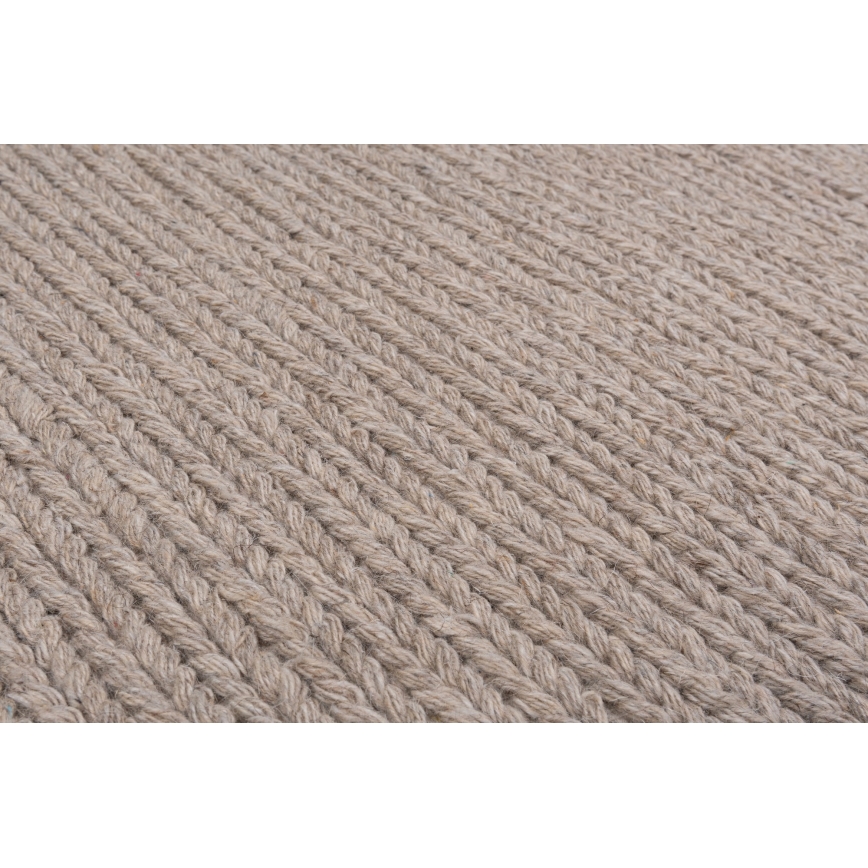 Naturligt tæppe FIR WOOL 70x140 cm 2600 g/m2 beige