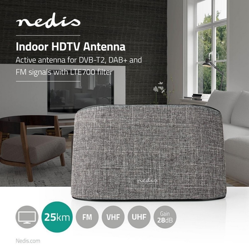 DVB-T/T2 værelsesantenne