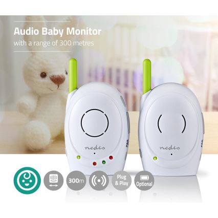 Trådløs babyalarm 5W/230V